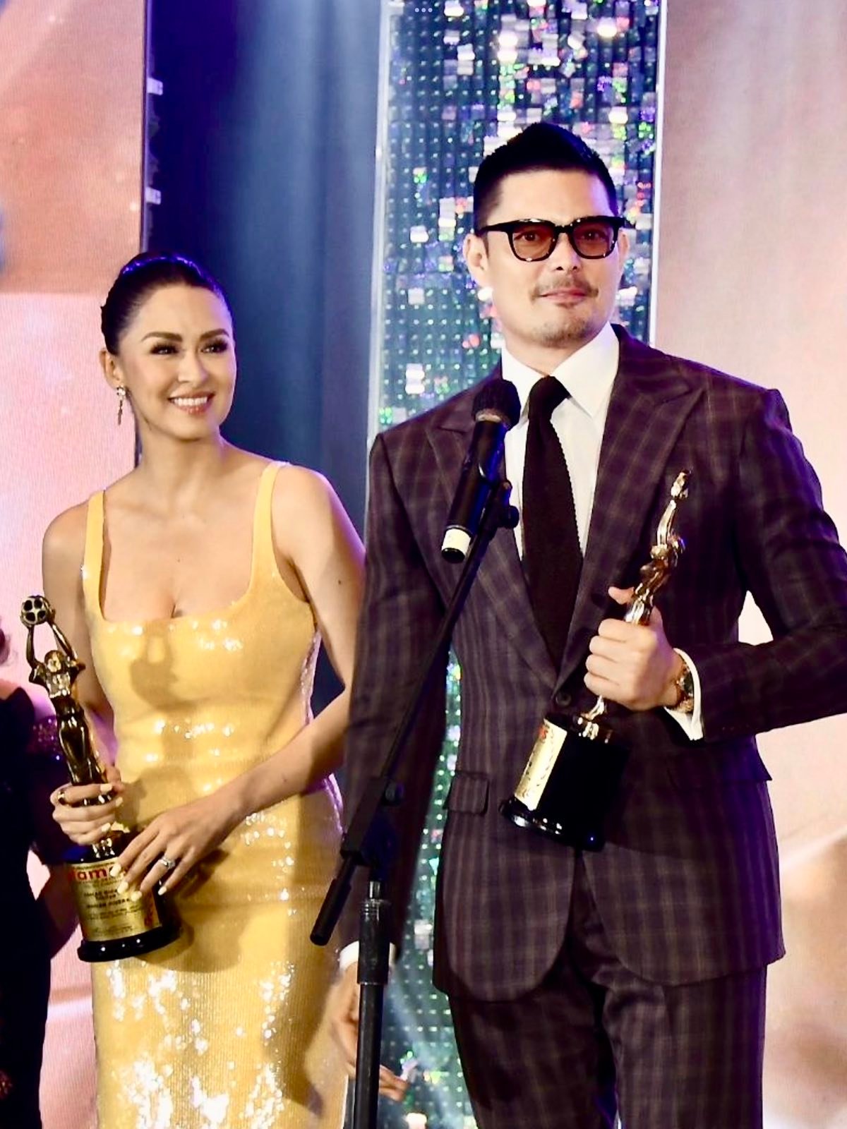 Dingdong Dantes and Marian
Rivera-Dantes.